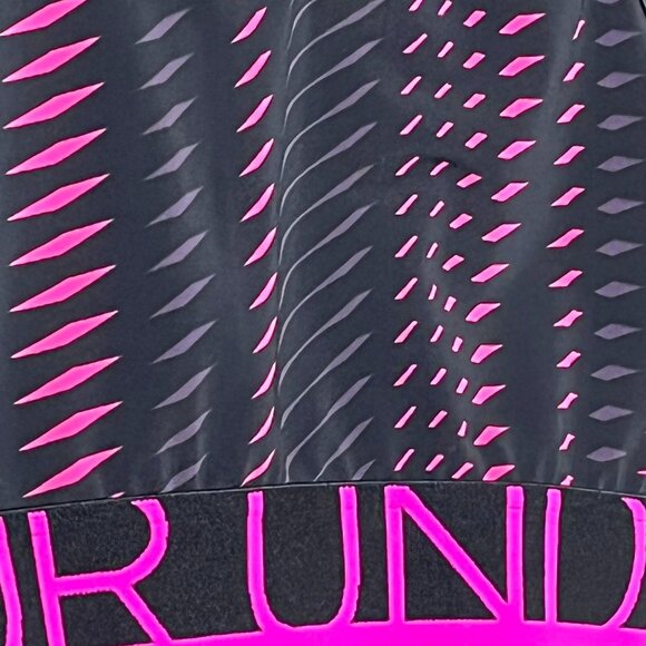 Under Armour HeatGear Strappy Sports Bra Black Pink Size Small - Picture 5 of 11